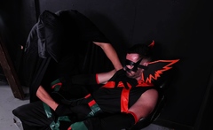 Bound Superhero Gio Carrera Dominated By Marco Lorenzo