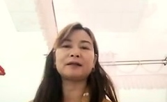 Asian japanese mature in anal play