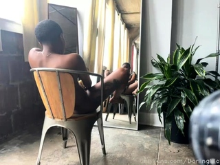 Hot Black Maid Does Some Webcam Black and Ebony
