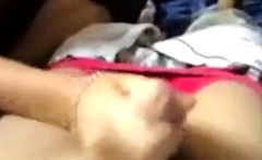 Malaysian Girl Aisyah Sucks and Jerks Off