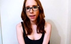 Pretty redhead webcam masturbation show