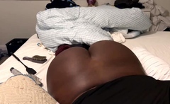 Amanda Black and Honey Demon ass finger on boat trip