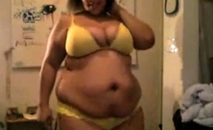 Big-Titted Black BBW Webcam Show