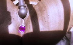 Close up teen masturbation
