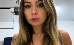 Big boobs webcam slut toys her asshole