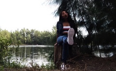 Empress Jennifer - Sneaky Sneaker Slave