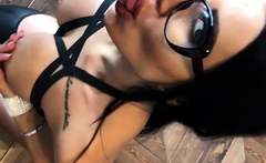 Tit fucked busty brunette blowjob babe sexy pov action in hd