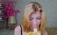 Cute blonde teen Lindsey solo toying pussy and ass