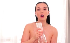 Fleshlight cumcontrol babe wanking dick