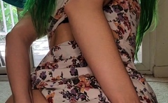 Teen british babe solo masturbation