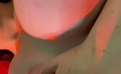Big boobs milf masturbates with her dildo