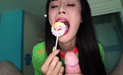 Ladyboy Munched On A Candy Bar And A Bwc