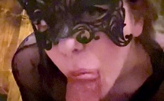 Huge Japan blowjob and handjob POV orgy with a cumshot