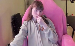 Pretty Redhead Webcam Masturbation Show