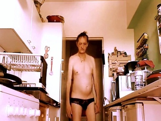 defile of sexy strings and underwear worn by me