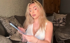 Naughty Blonde Dirty Comment Online Pic