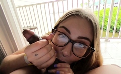 Interracial Combo Blowjob Handjob