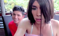Shemale Tranny Amateur Rammed In Butt