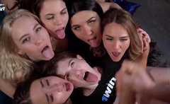 1winporn six insatiable girls = lovemaking at Christmas!
