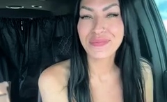 Small Tits Women Fucked Herself With Dildo In Car