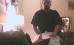 Verbal White Thug Spunks Black Crossdresser's Face