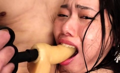 Kinky double japanese blowjob and hardcore fucking session