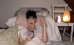 Asian Teen ARIEL SPINNER striptease masturbating