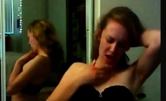 Gagging Webcam Amateur's Self-discovery