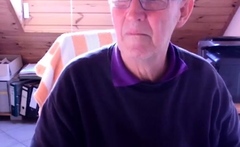 74-year-old German Silver Daddy Cums Hard