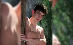 Skinny curly boy with monster dick and big balls pic comp