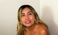 Big Tits Latina Throated By Big Cock