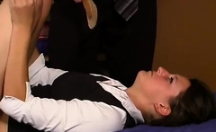 Classy young teen fucking old cock