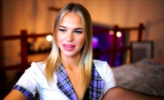 Close up of pussy stretched with big cock