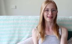 Sexy Blondie Doll Enjoys Solo Masturbation